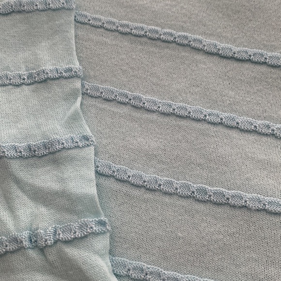 LOFT Medium aqua knit sweater - Picture 3 of 3